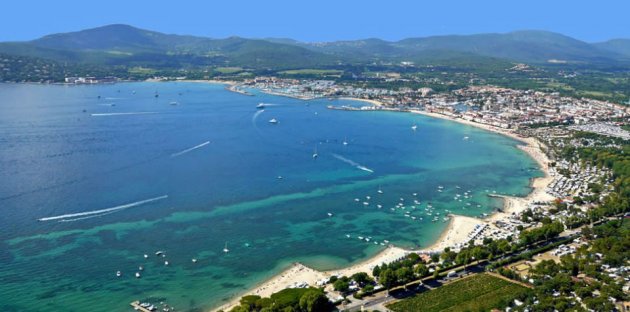 grimaud plage du gros pin var cte d'azur